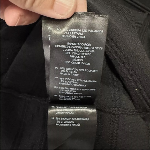 Sandro Black Stretch Knit Pullover Fit & Flare Short Sleeve Sweater Dress Size 1 - Picture 13 of 14